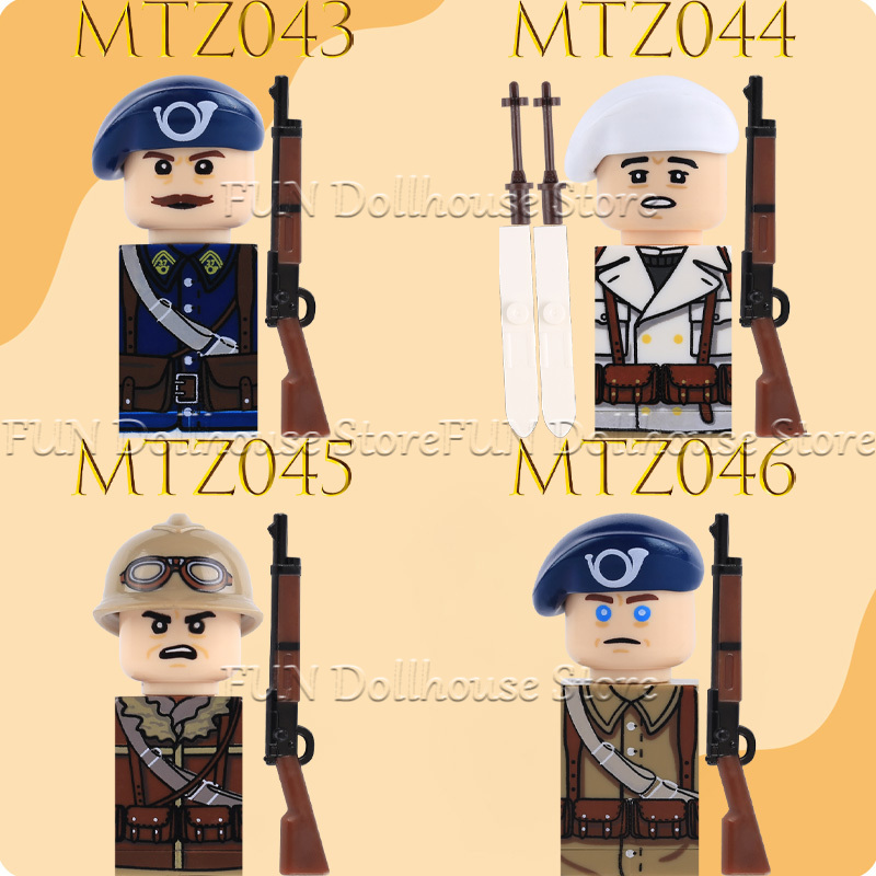WW2 Military Army French Soldi – обзор и цена Lego Minifigure Holder