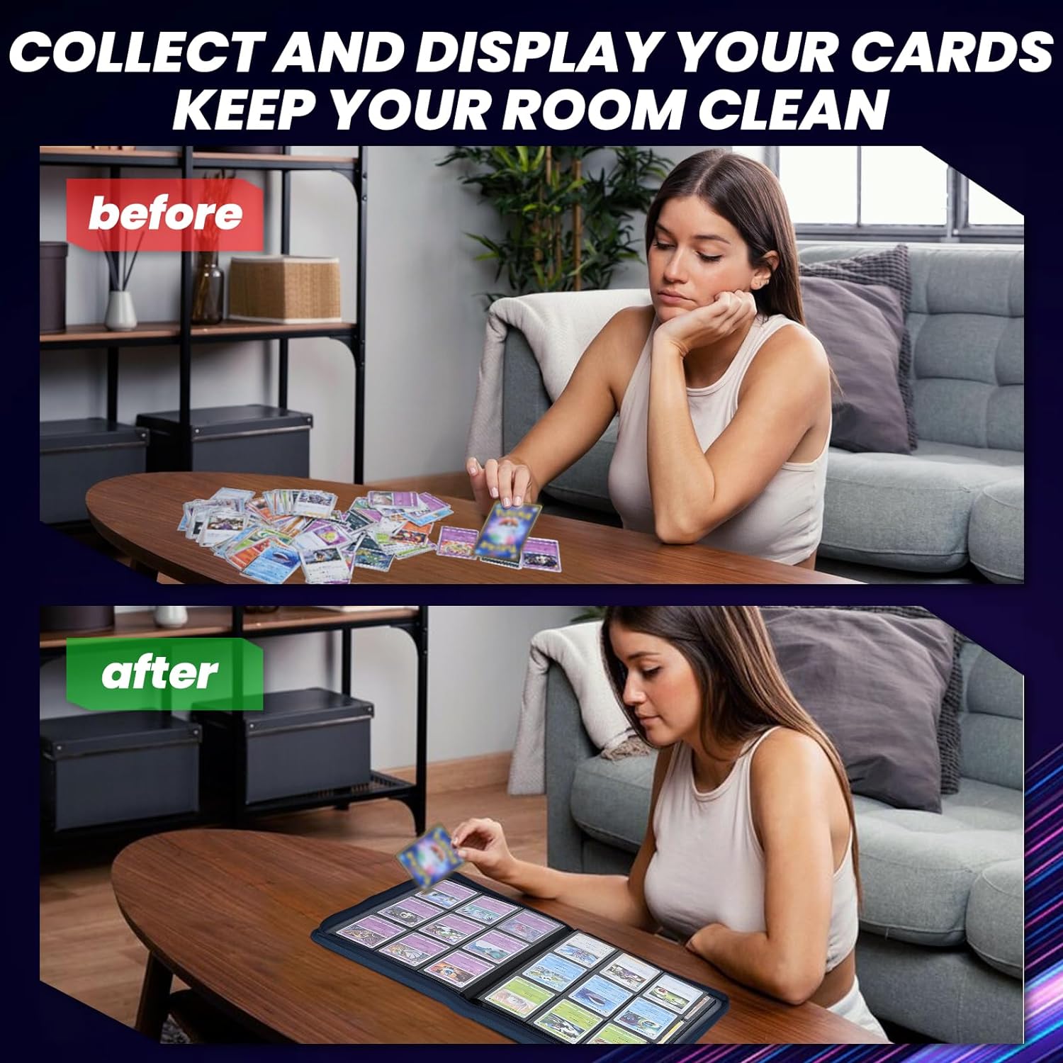 9 Pocket Trading Card Binder,  – обзор и цена Trading Card Binder