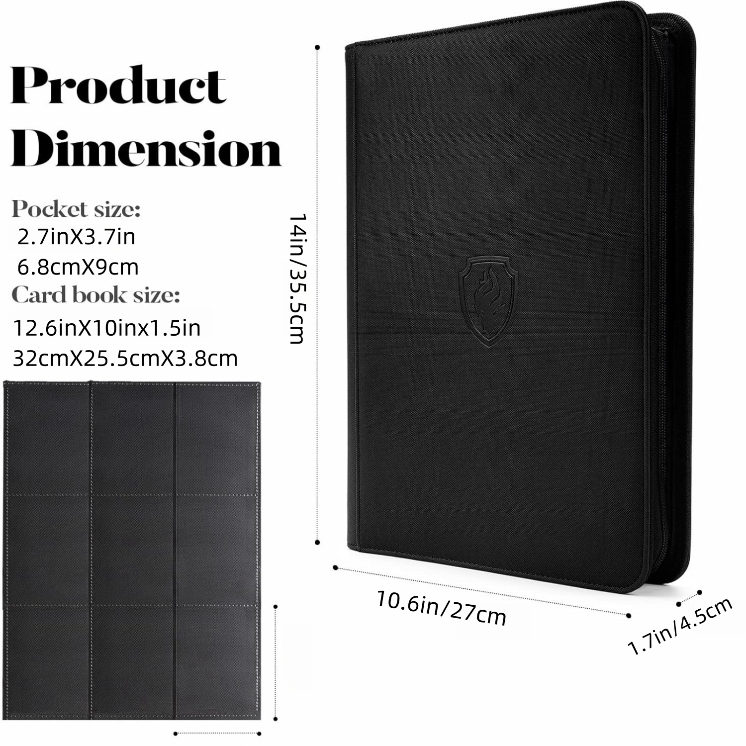 9 Pocket Trading Card Binder,  – обзор и цена Trading Card Binder