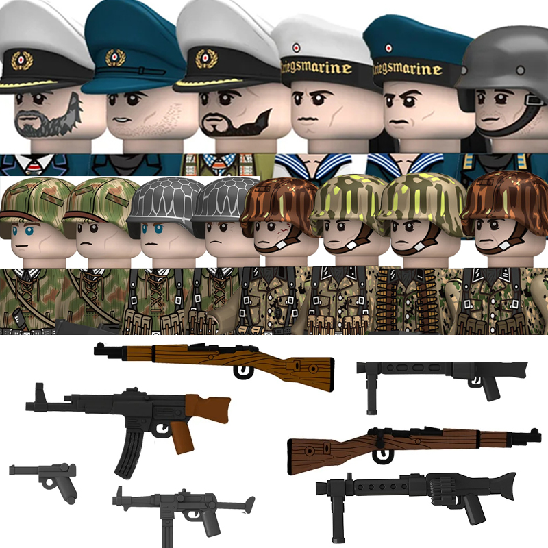 Military WW2 German Navy Figur – обзор и цена Lego Minifigure Holder