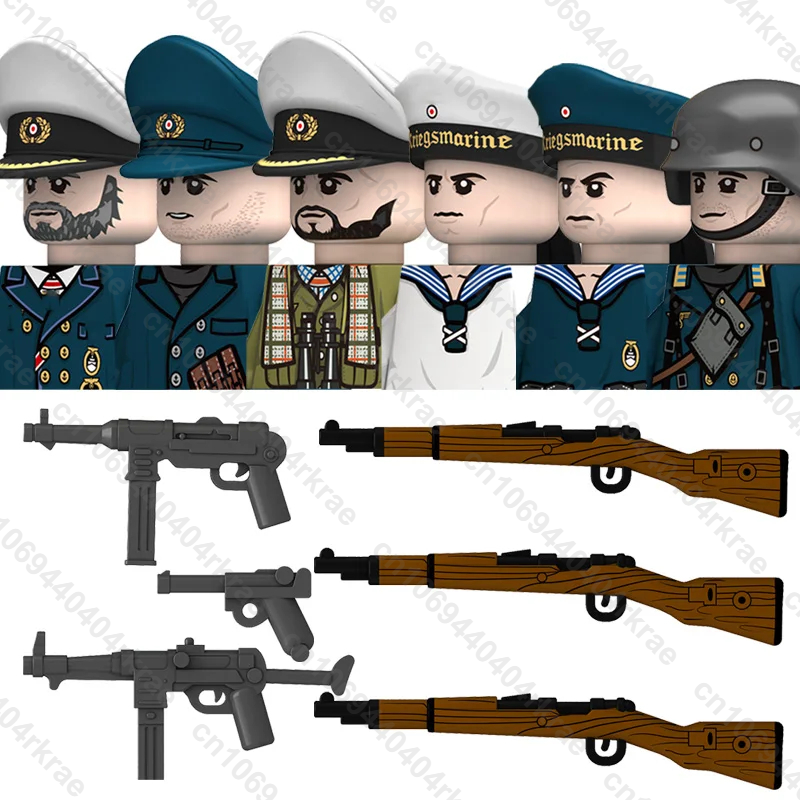 Military WW2 German Navy Figur – обзор и цена Lego Minifigure Holder