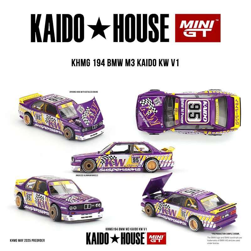 KHMG 194 1:64 BMW M3 Kaido KW  – обзор и цена Die Cast Car 1 64