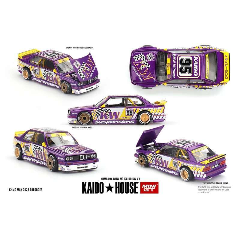 KHMG 194 1:64 BMW M3 Kaido KW  – обзор и цена Die Cast Car 1 64
