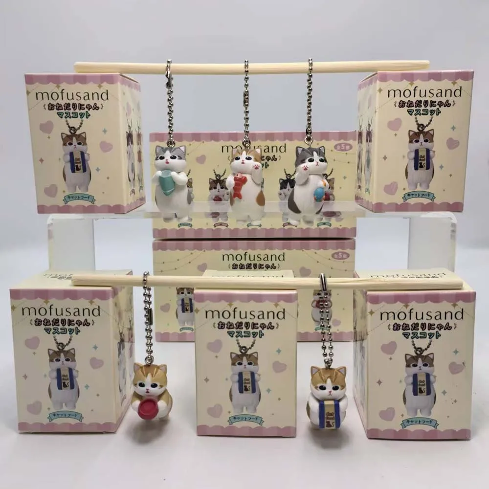 Mofusand Kawaii Cat Keychain B – обзор и цена Action Figure Stand