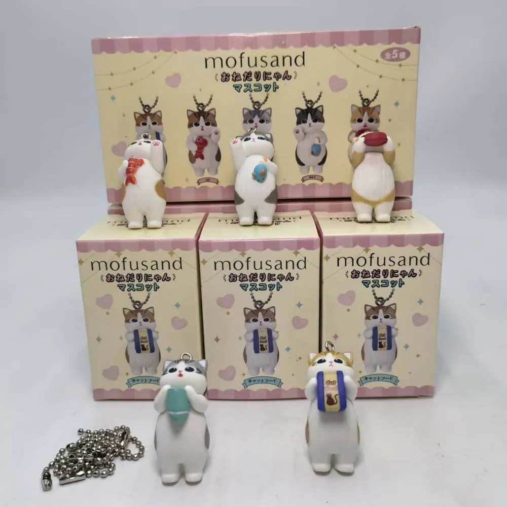 Mofusand Kawaii Cat Keychain B – обзор и цена Action Figure Stand