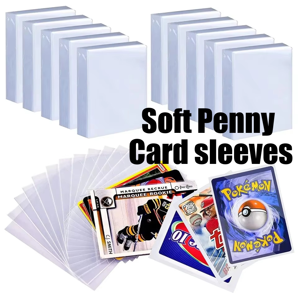 100-300pcs Card Sleeves Hard S – обзор и цена Card Penny Sleeve
