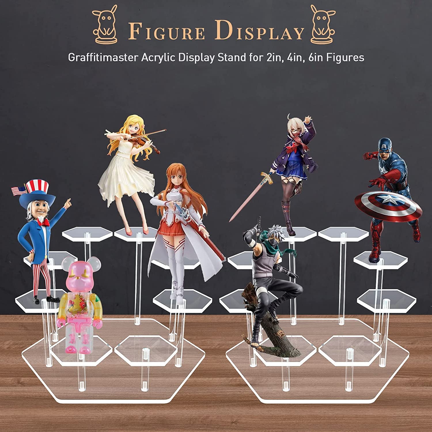 8/9 Tier Acrylic Display Stand – обзор и цена Pop Display Shelf