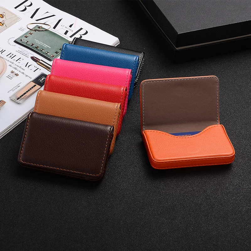 2026 PU Leather Business Card  – обзор и цена Card Top Loader