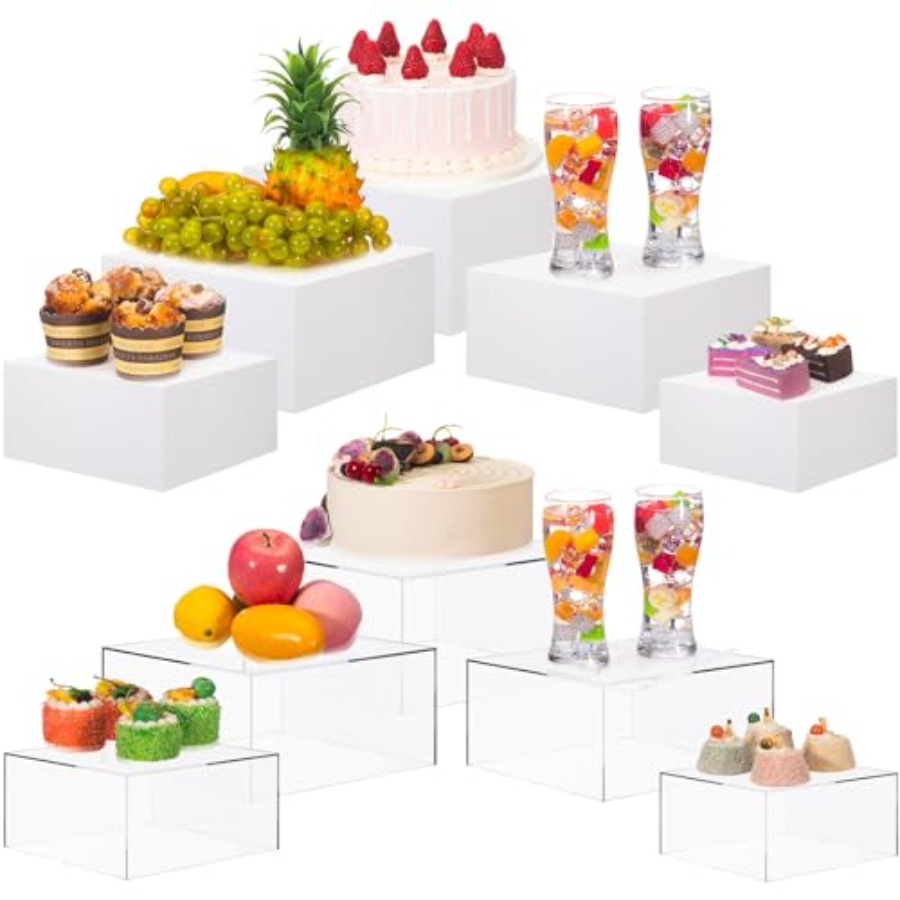 Buffet Risers Set of 10 Acryli – обзор и цена Display Risers Set