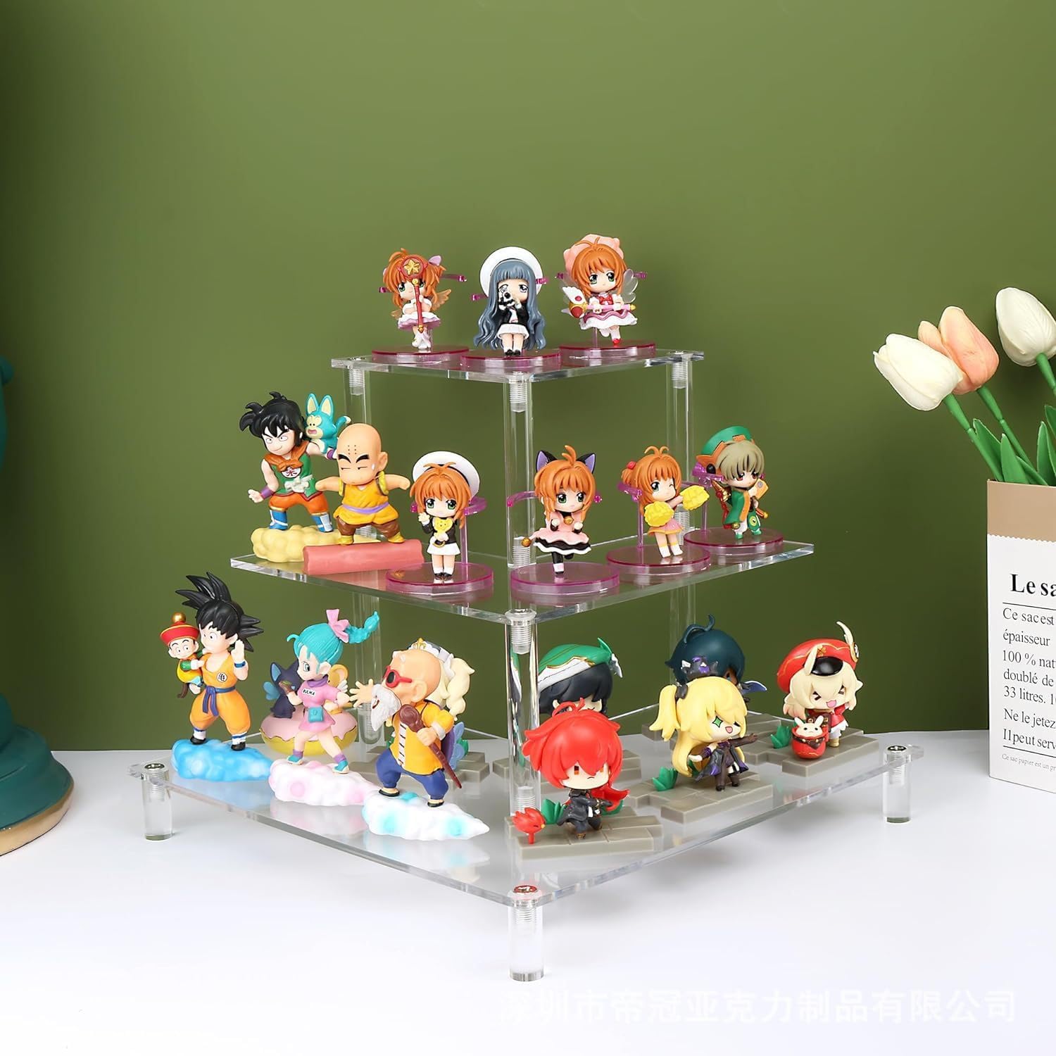 3 Tier Acrylic Display Riser,  – обзор и цена Pop Display Shelf