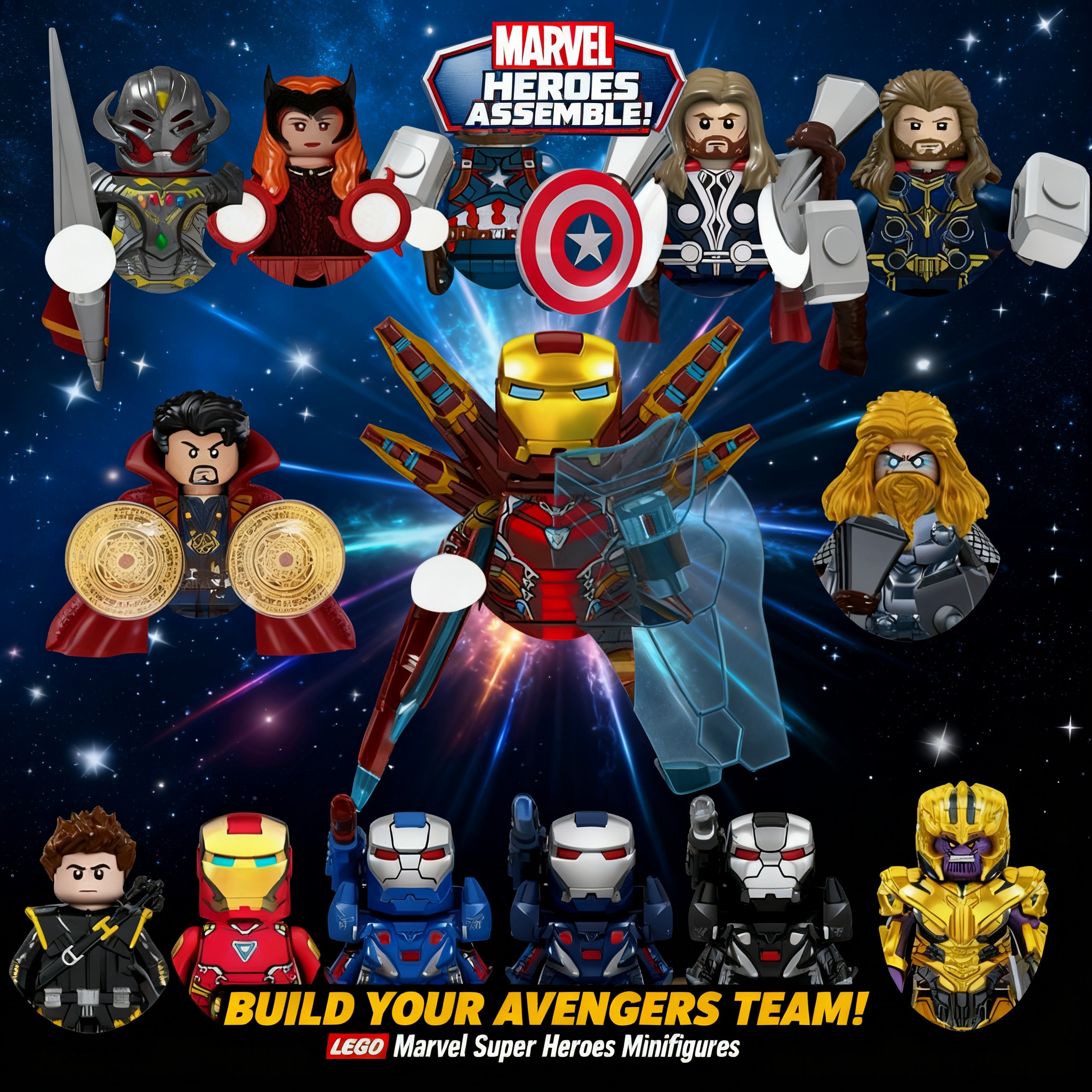 2026 Marvel Building Blocks Br – обзор и цена Building Block Mini