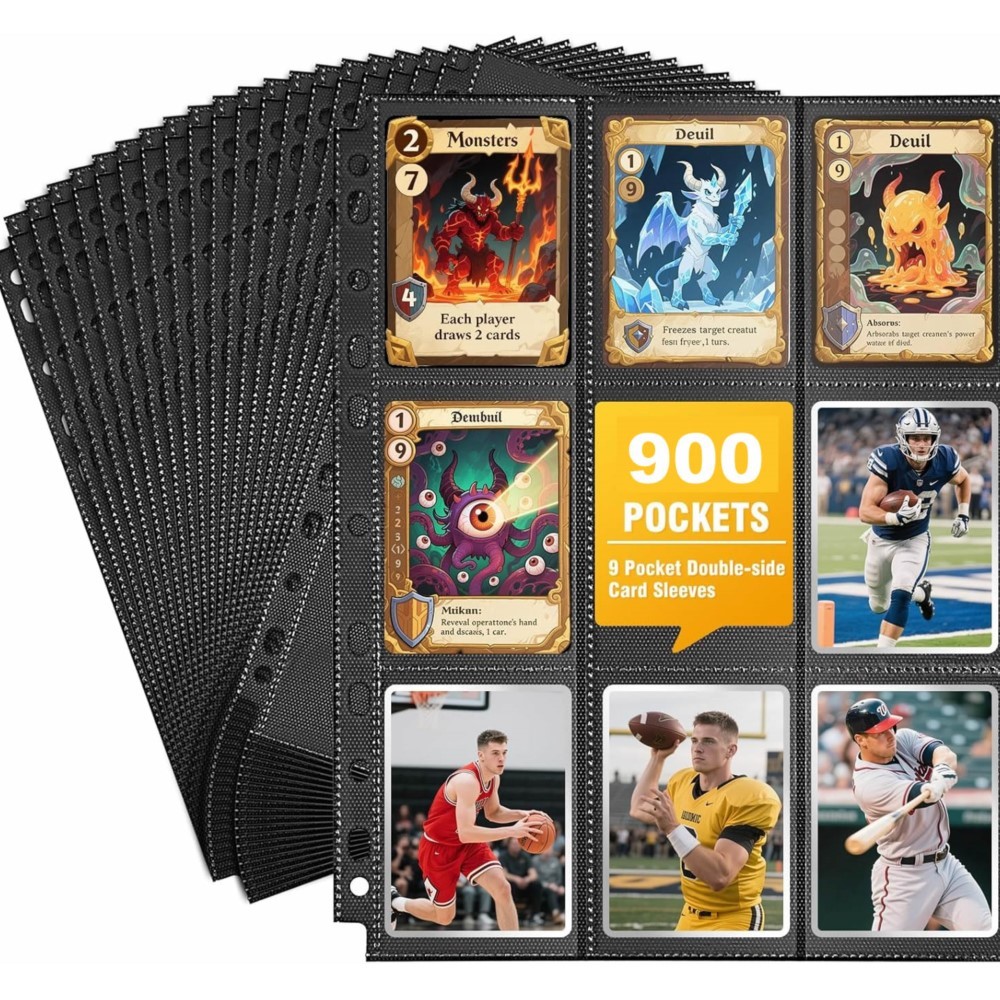 50Pack 900 Pockets Trading Car – обзор и цена Trading Card Binder