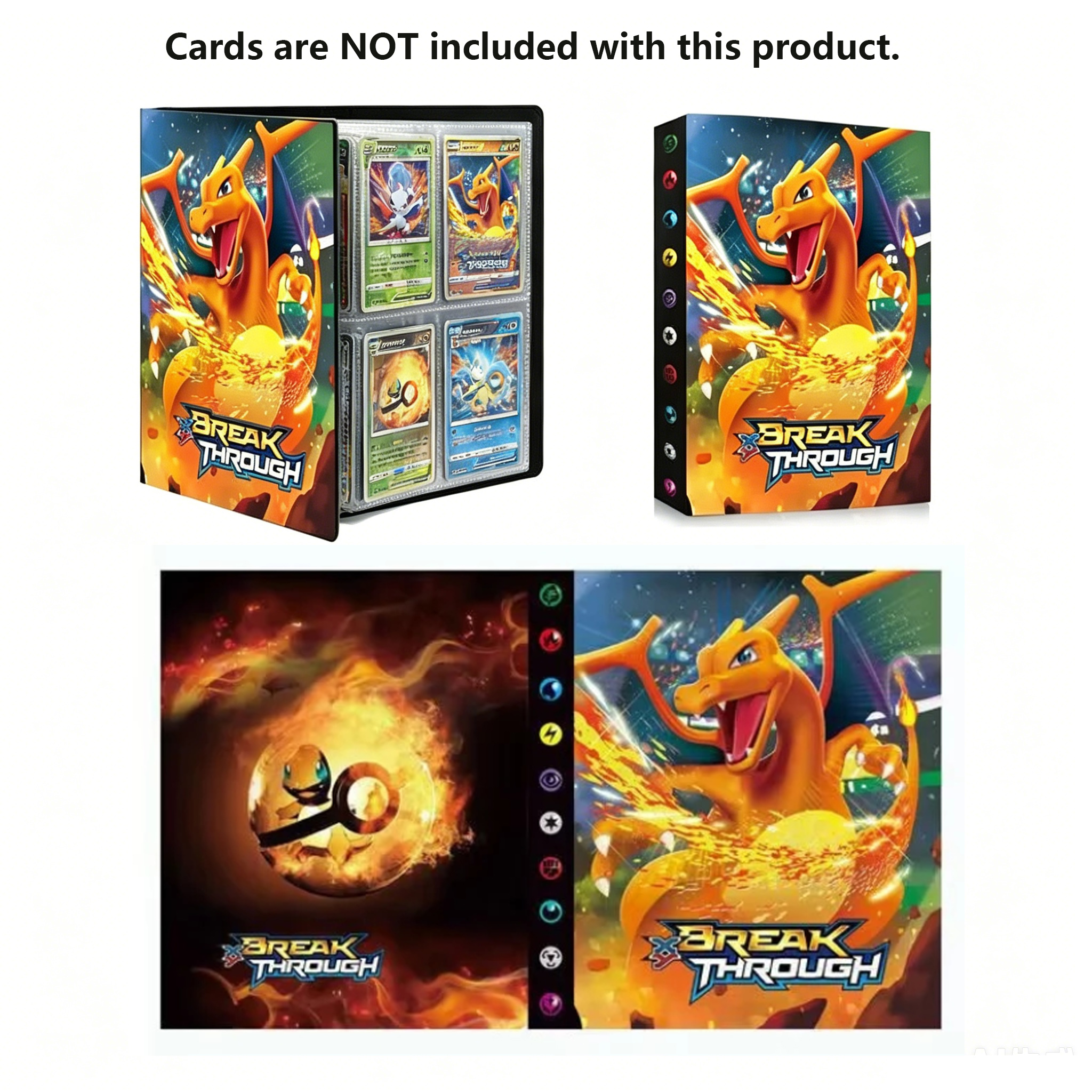 NEW 240PCS Pok é mon Cards Alb – обзор и цена Pokemon Binder Card