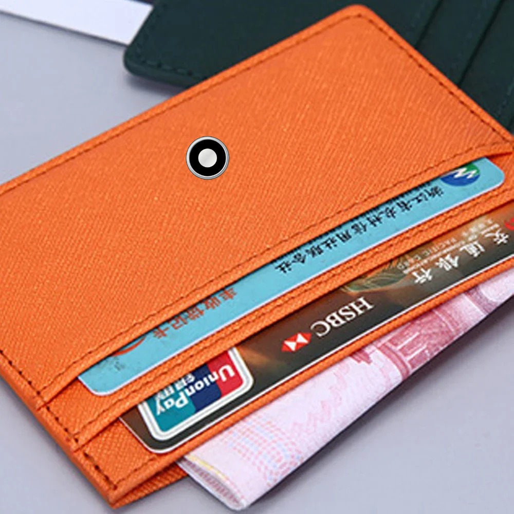 Minimalist Women Men Leather S – обзор и цена Card Top Loader
