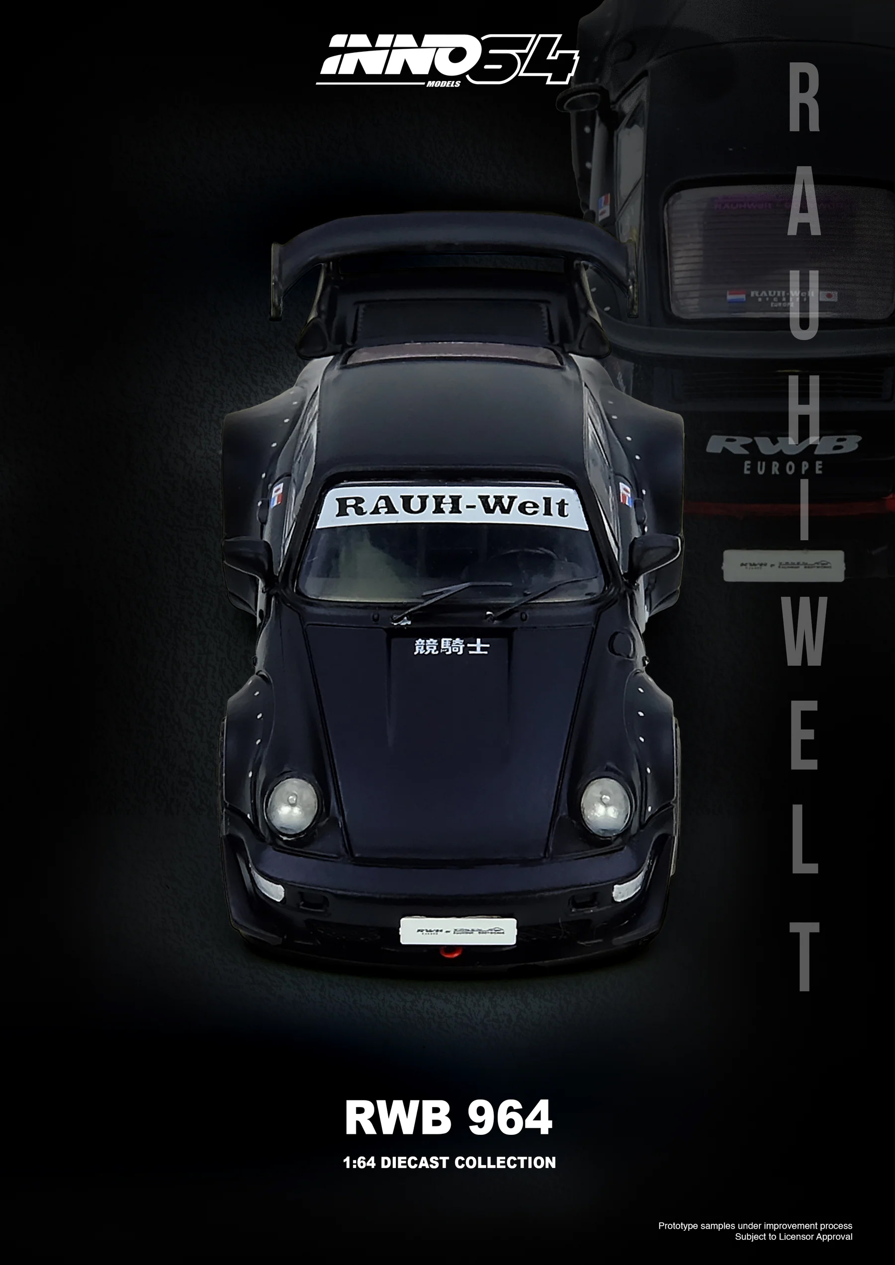 INNO64 1:64 Porsche 911 RWB 96 – обзор и цена Die Cast Car 1 64