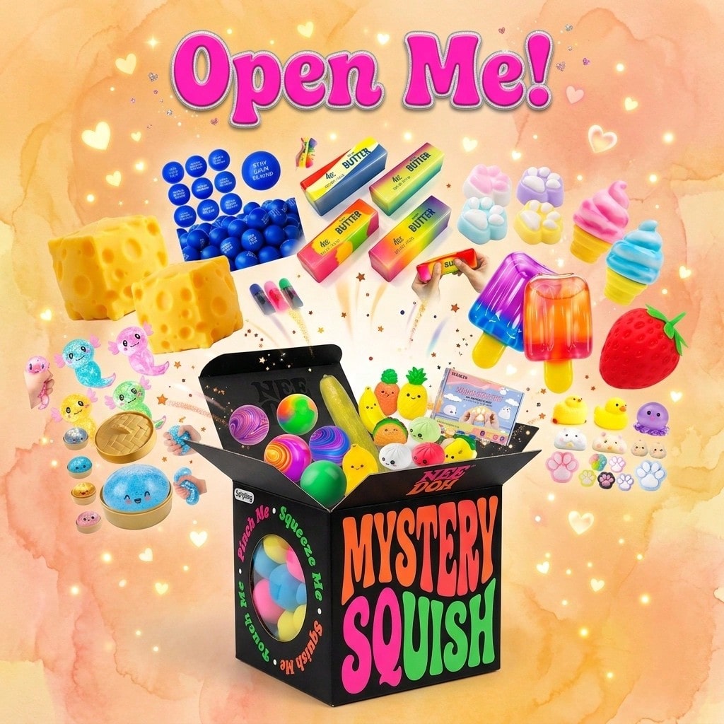 Pocket Size Squishy Blind Box  – обзор и цена Mystery Box Blind Bag