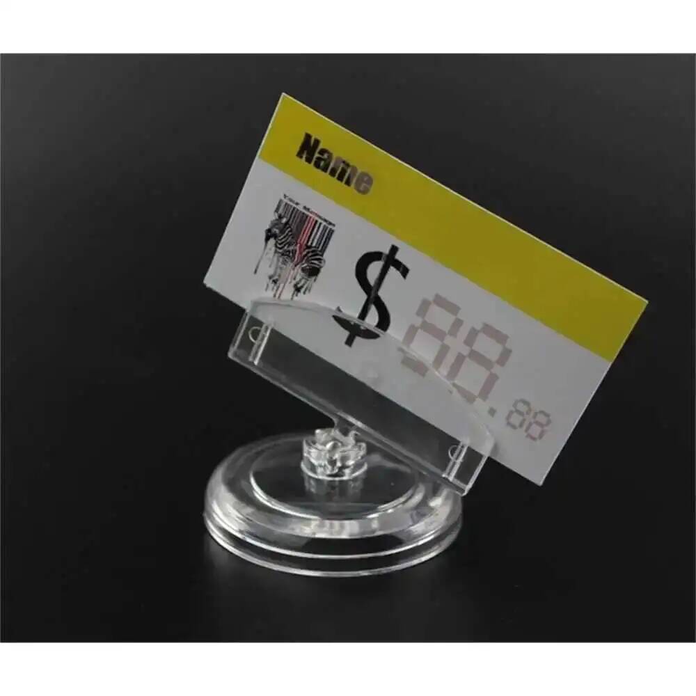 Small Card Holder Stand Clear  – обзор и цена Pop Display Shelf