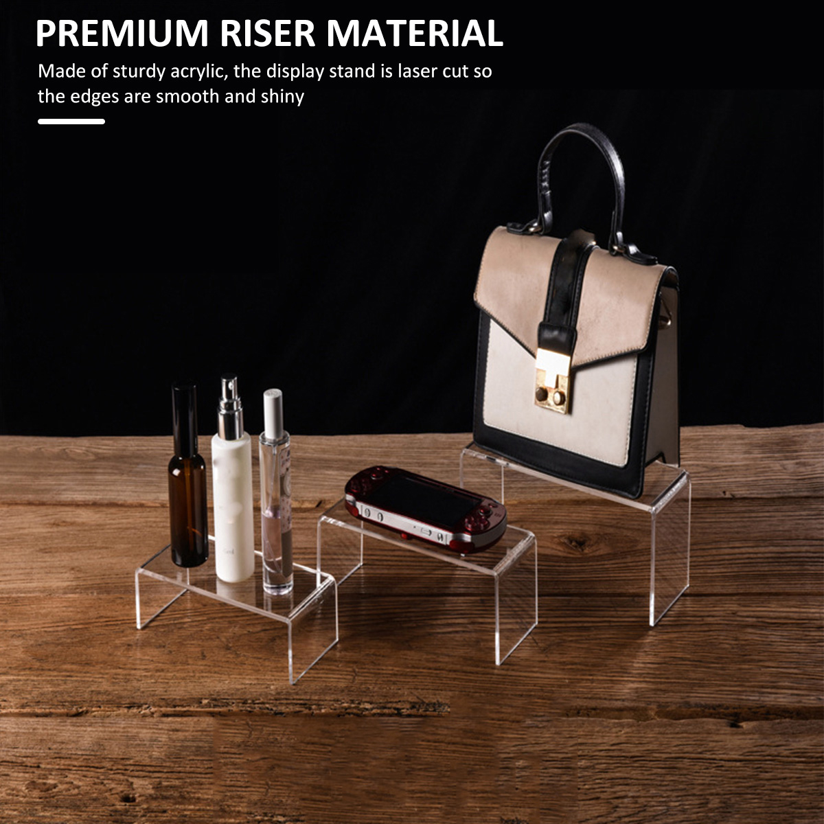 3/6/9Pcs Acrylic Display Stand – обзор и цена Display Risers Set