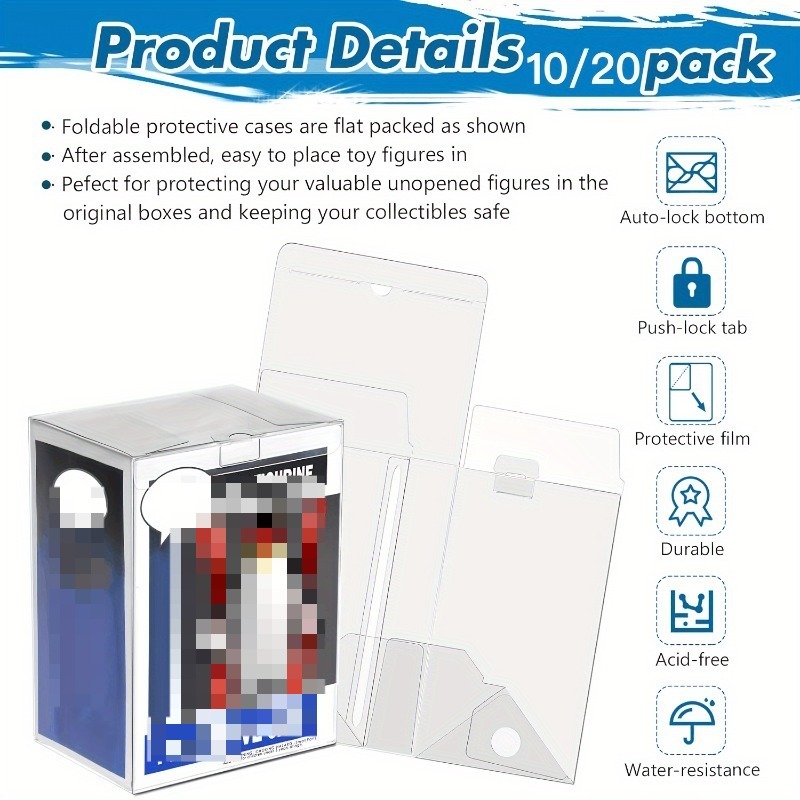 20/10-Pack Premium Clear Prote – обзор и цена Funko Pop Protector