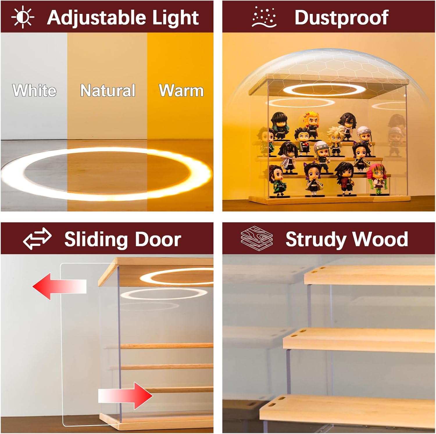 Acrylic Display Case with Adju – обзор и цена Display Case Acrylic