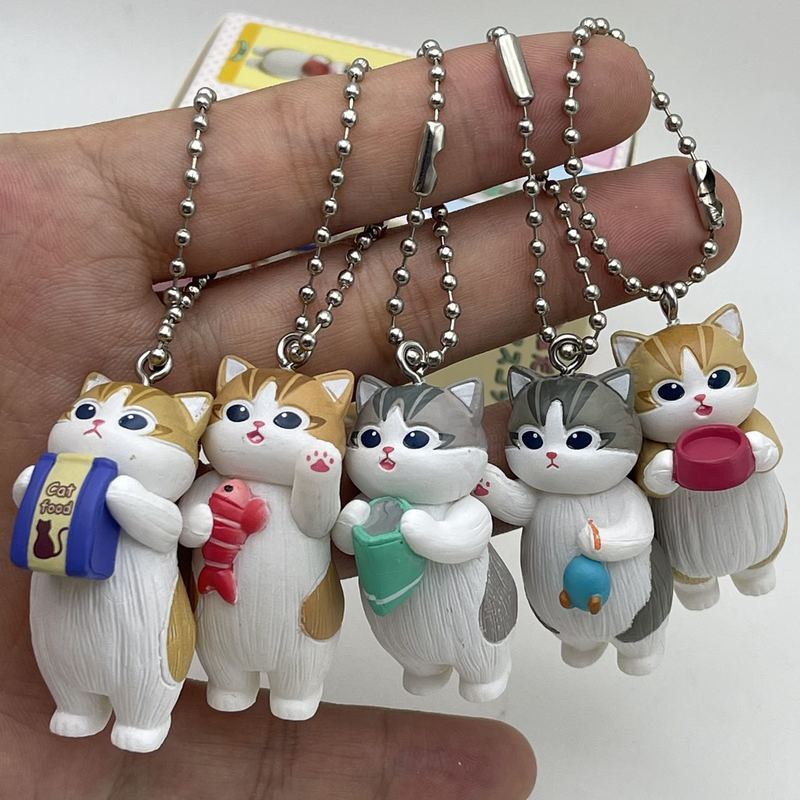 Mofusand Kawaii Cat Keychain B – обзор и цена Action Figure Stand
