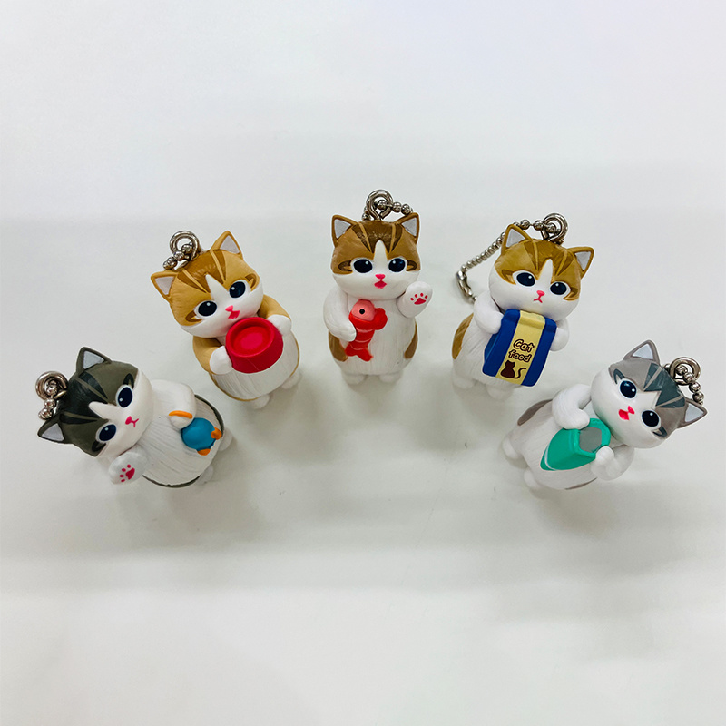 Mofusand Kawaii Cat Keychain B – обзор и цена Action Figure Stand