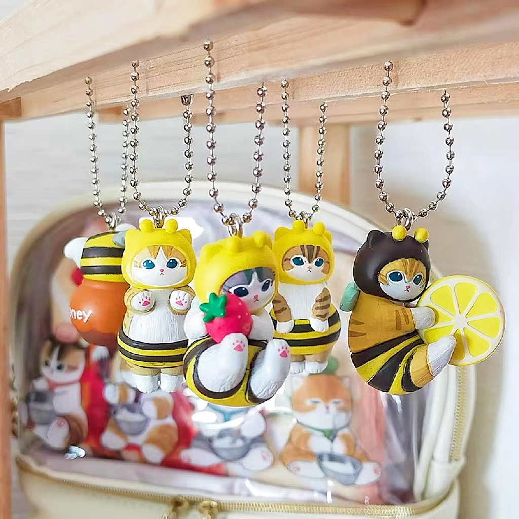 Mofusand Kawaii Cat Keychain B – обзор и цена Action Figure Stand