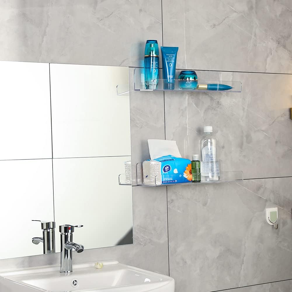 4 Pack Clear Acrylic Floating  – обзор и цена Pop Display Shelf