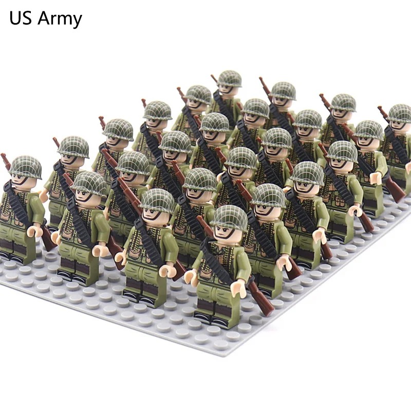 World War II military soldier  – обзор и цена Building Block Mini