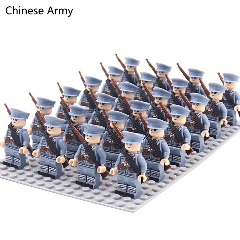 World War II military soldier  – обзор и цена Building Block Mini