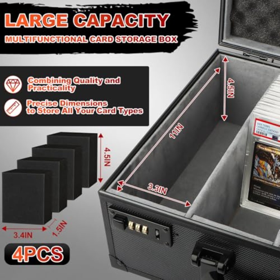 Graded Card Storage Box Holds  – обзор и цена Card Top Loader