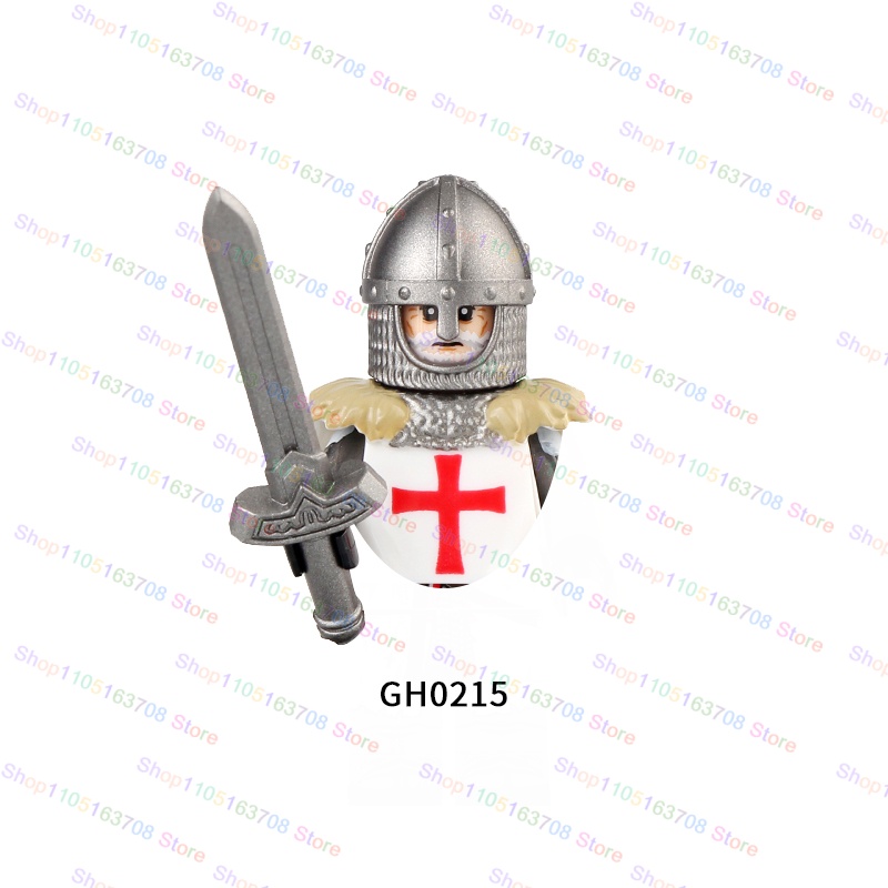 G0128 Moc Medieval Roman Centu – обзор и цена Lego Minifigure Holder