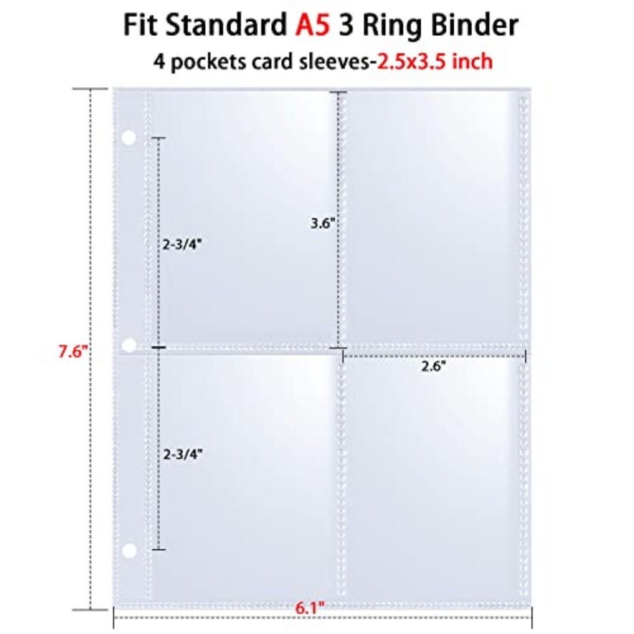 400 Pockets 2.5x3.5 Trading Ca – обзор и цена Trading Card Binder