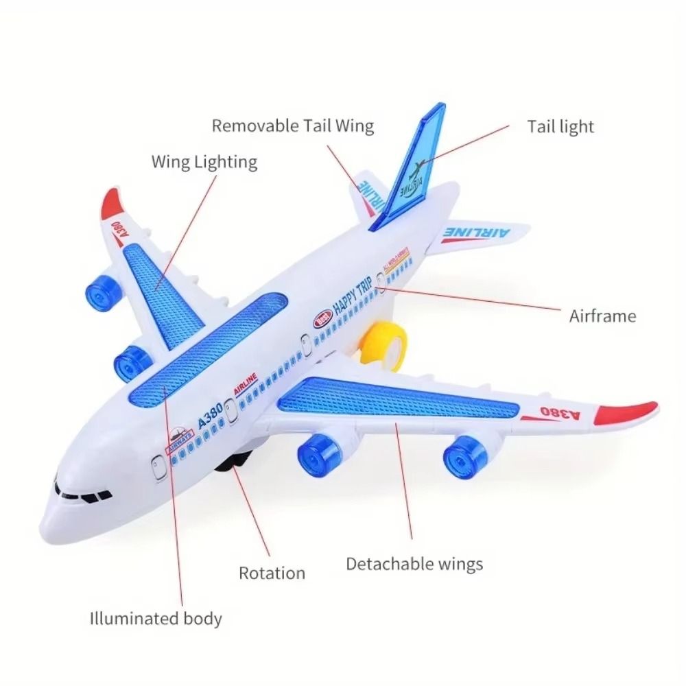 Gift Music Flash Sound Airplan – обзор и цена Model Airplane Plastic