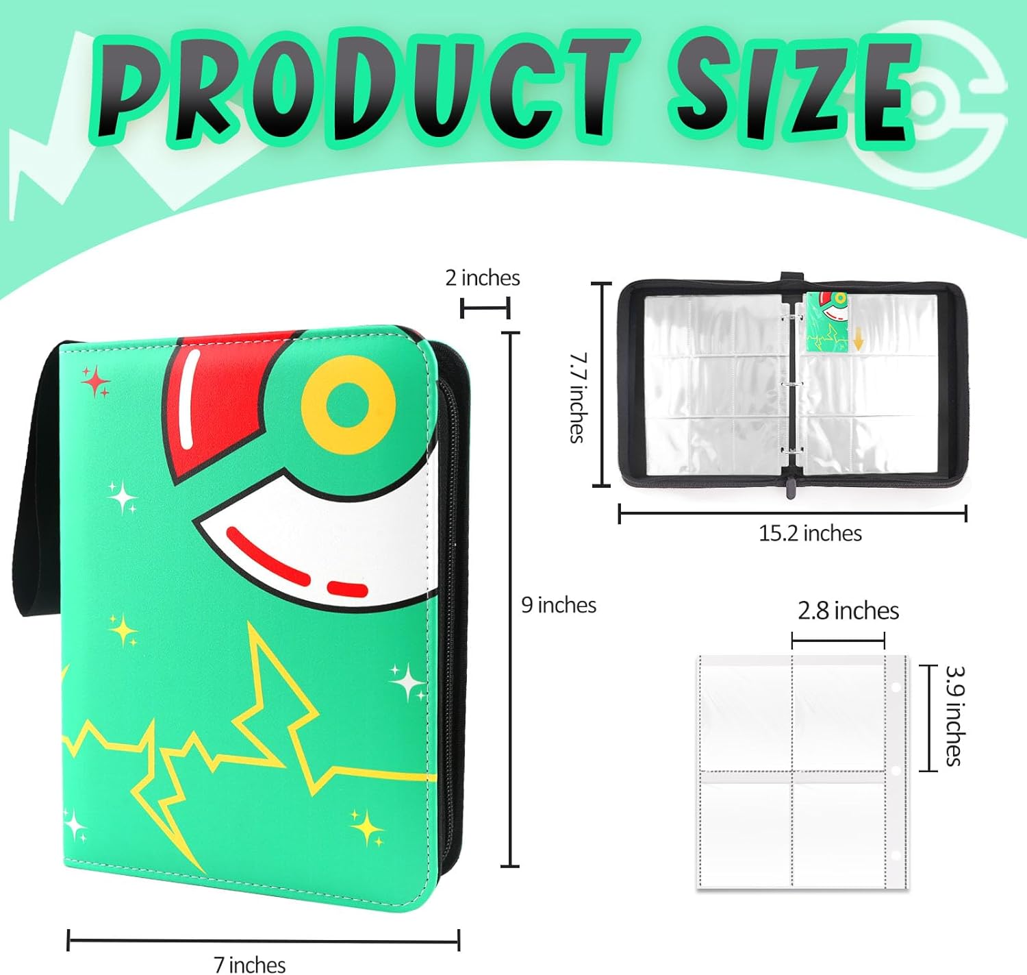 400 Pockets Card Binder with 5 – обзор и цена Trading Card Binder