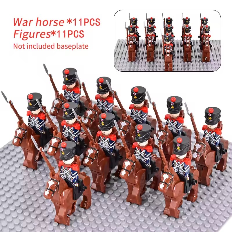 10pcs Napoleonic Wars Military – обзор и цена Lego Minifigure Holder