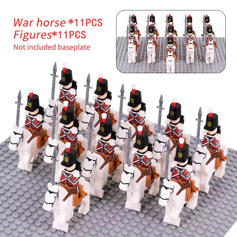 10pcs Napoleonic Wars Military – обзор и цена Lego Minifigure Holder
