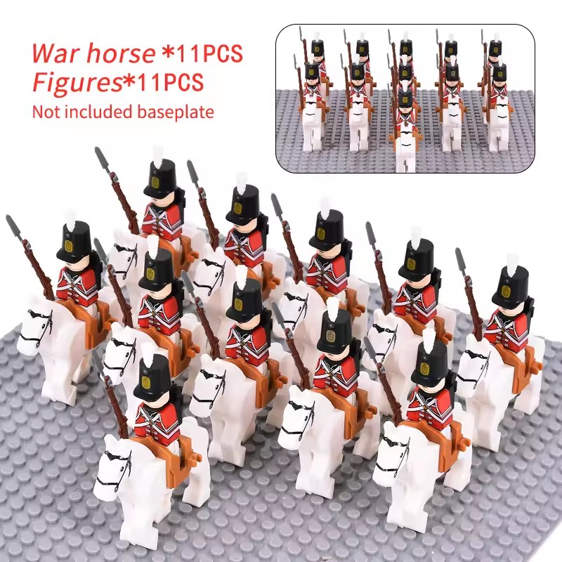10pcs Napoleonic Wars Military – обзор и цена Lego Minifigure Holder