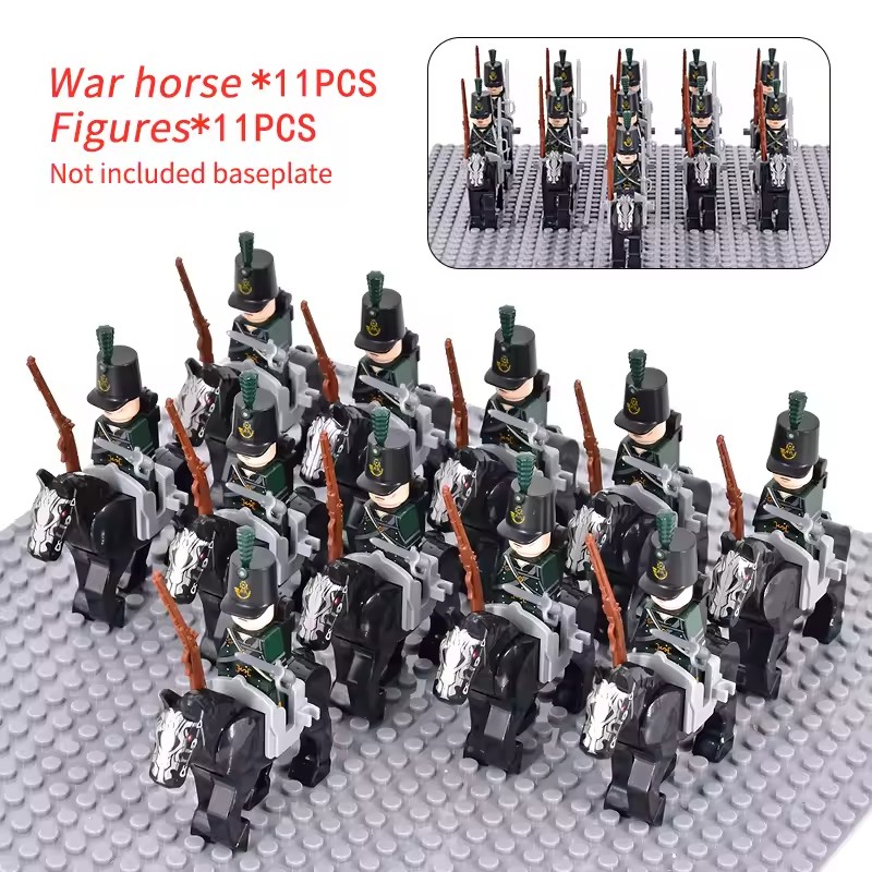 10pcs Napoleonic Wars Military – обзор и цена Lego Minifigure Holder