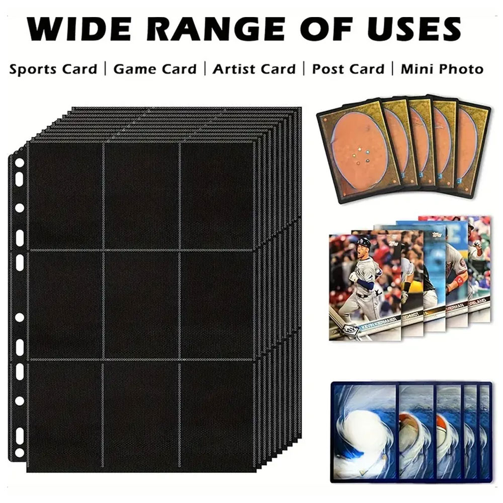 10Pack Black 9-Pocket A4 Tradi – обзор и цена Trading Card Binder